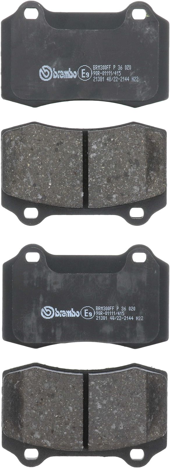 PRIME Low-Met Rear Disc Brake Pad Set - P36020_01