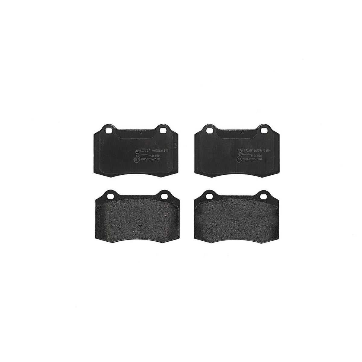 PRIME Low-Met Rear Disc Brake Pad Set - P36020_02
