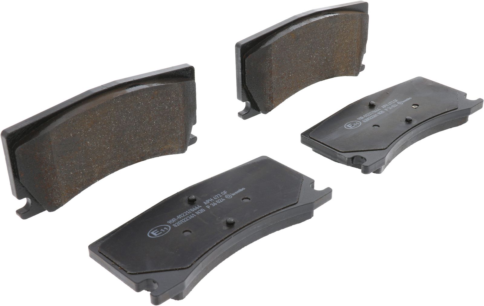 PRIME Low-Met Rear Disc Brake Pad Set - P36024_02
