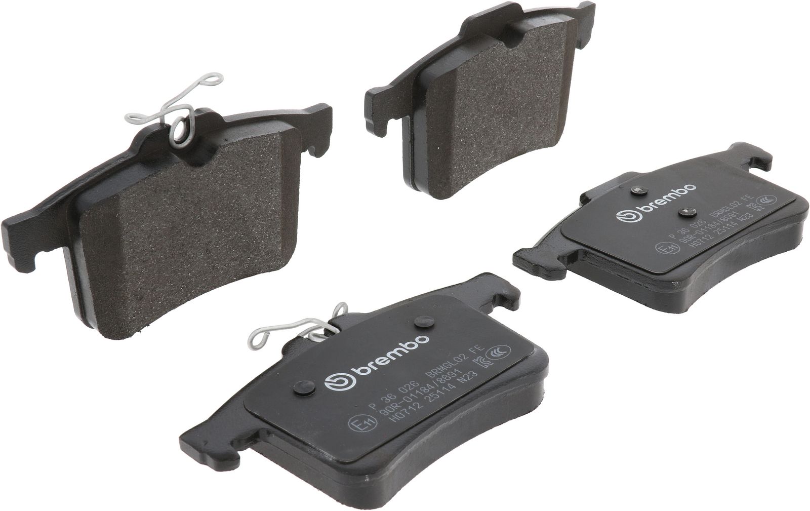 PRIME Low-Met Rear Disc Brake Pad Set - P36026_02
