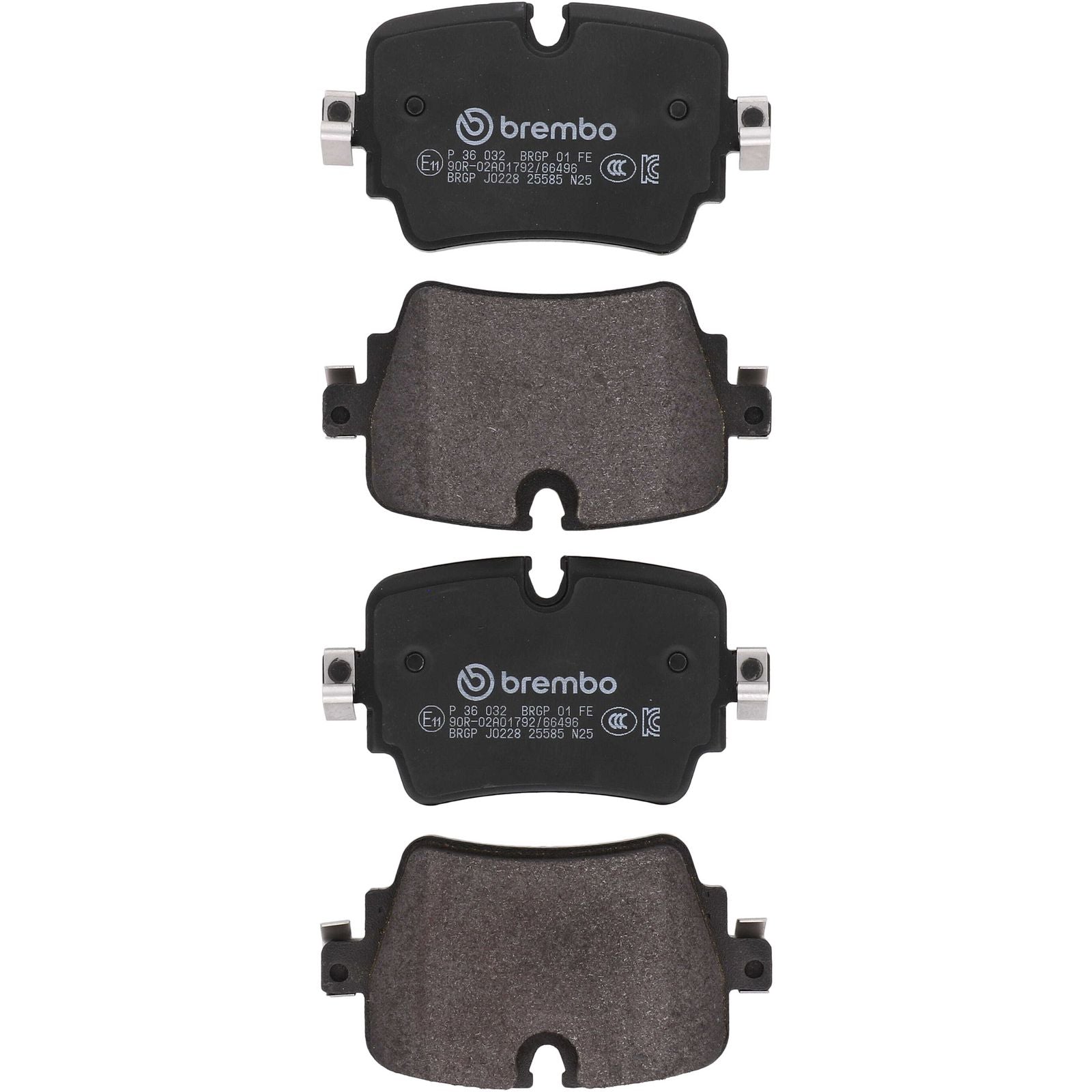PRIME Low-Met Rear Disc Brake Pad Set - P36032_02