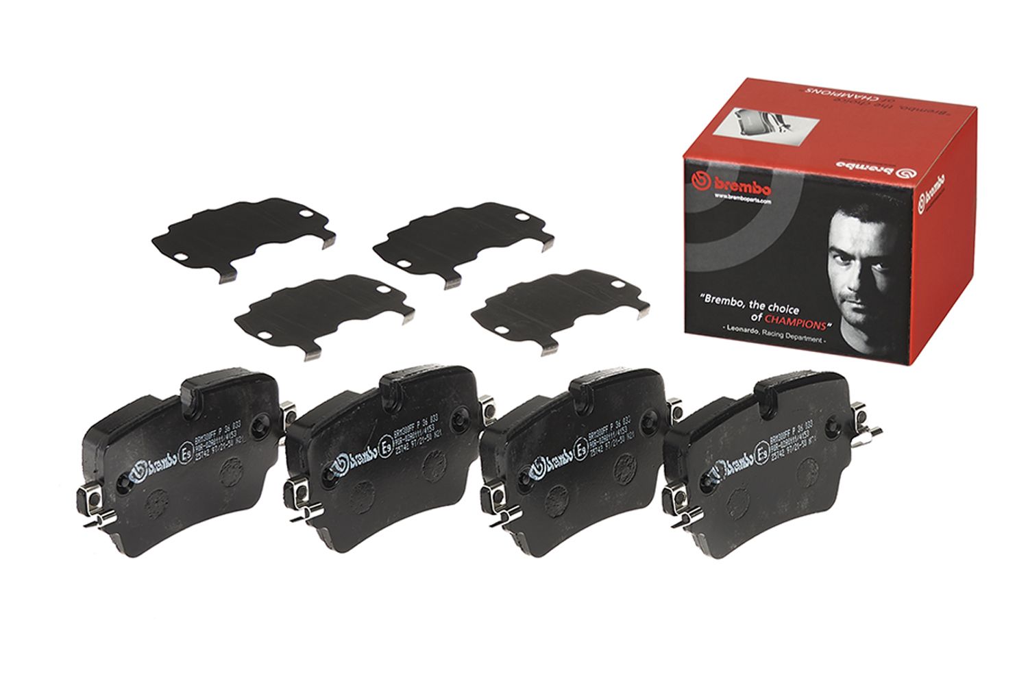 PRIME Low-Met Rear Disc Brake Pad Set - P36033_02
