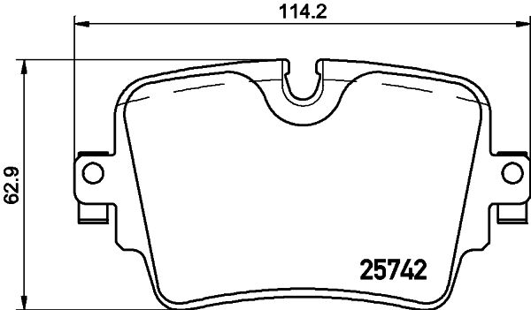 PRIME Low-Met Rear Disc Brake Pad Set - P36033_04