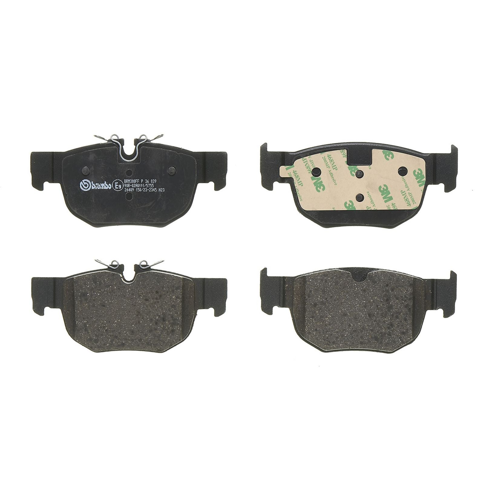 PRIME Low-Met Rear Disc Brake Pad Set - P36039_03