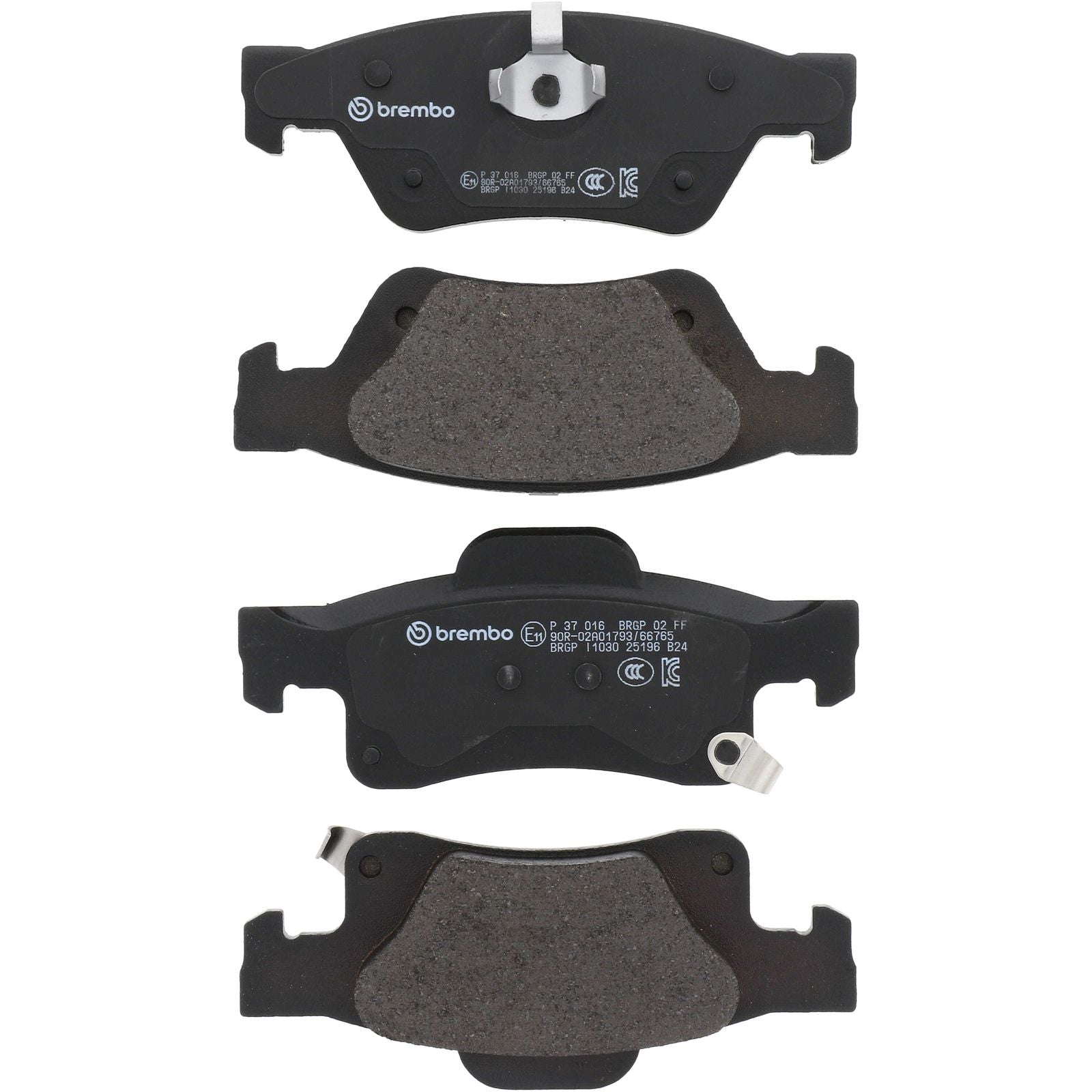 PRIME Low-Met Rear Disc Brake Pad Set - P37016_02