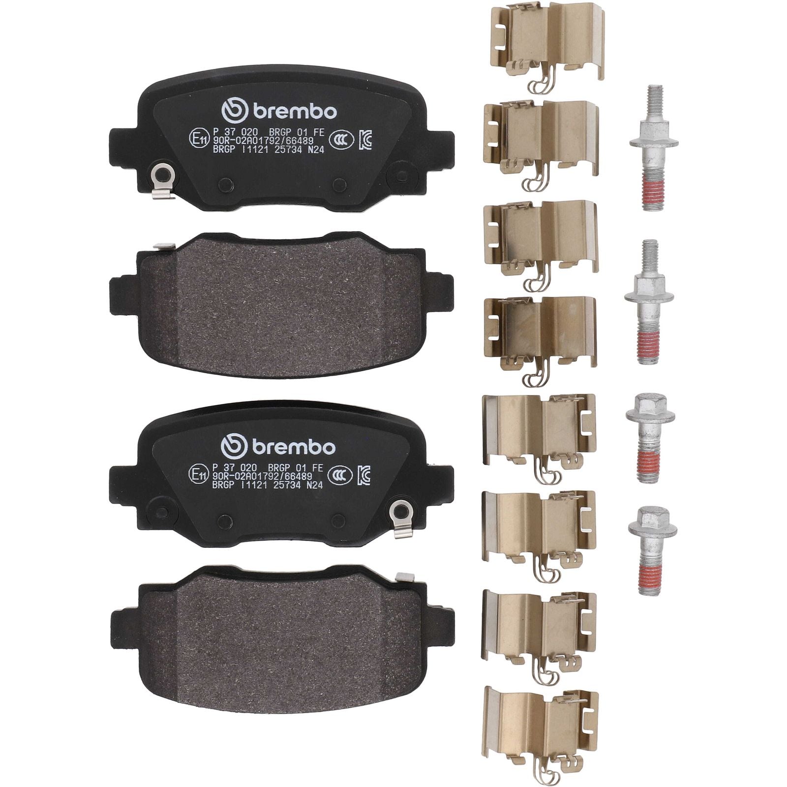 PRIME Low-Met Rear Disc Brake Pad Set - P37020_02