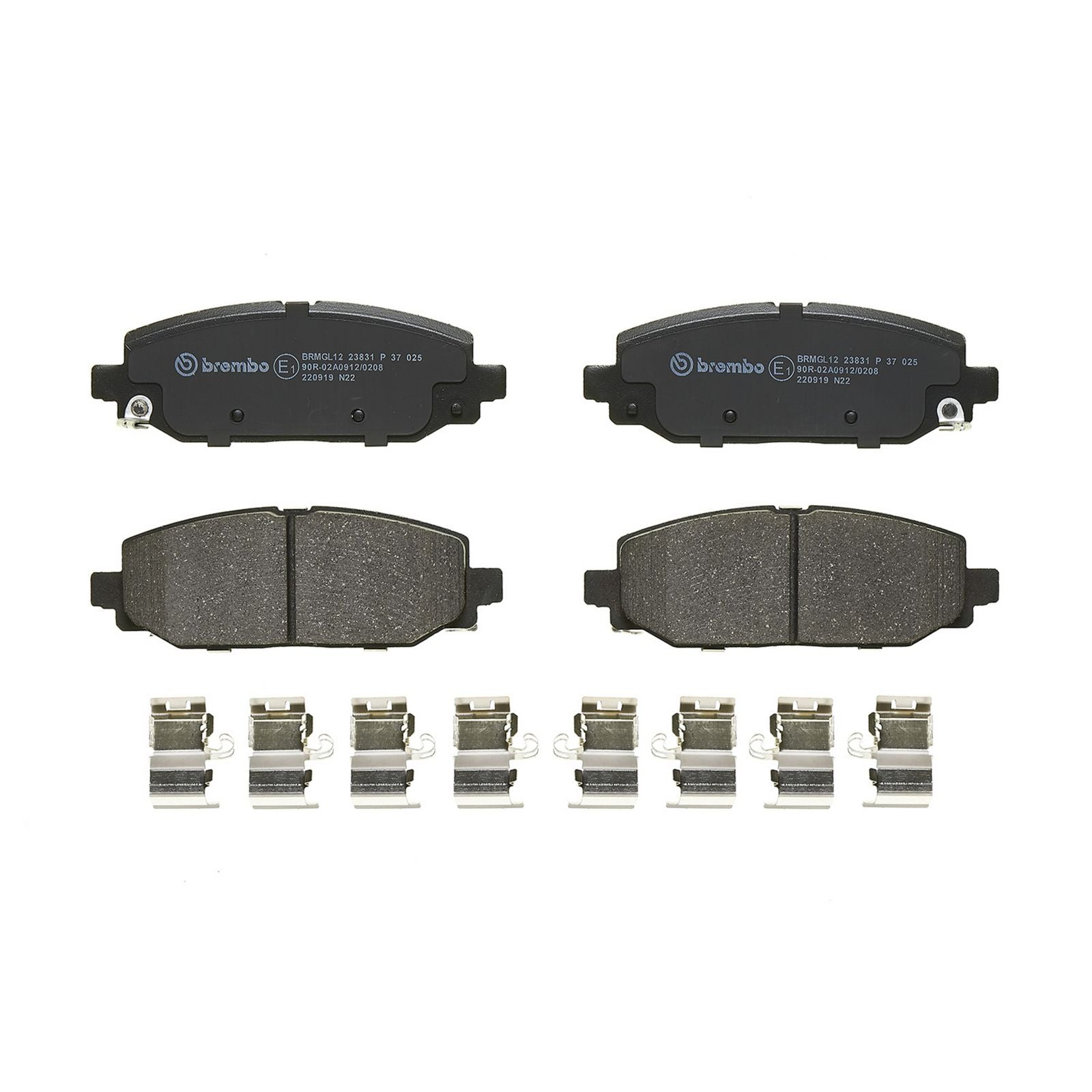 PRIME Low-Met Rear Disc Brake Pad Set - P37025_01