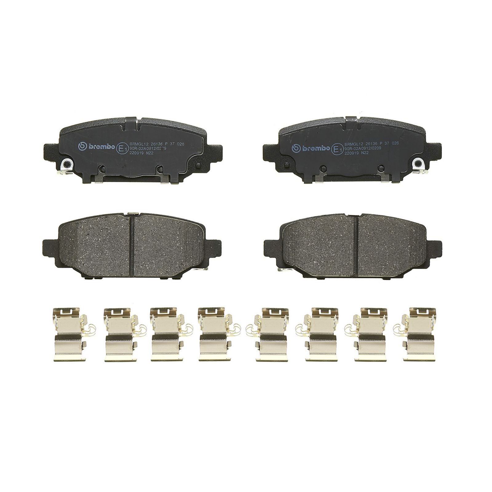 PRIME Low-Met Rear Disc Brake Pad Set - P37026_03