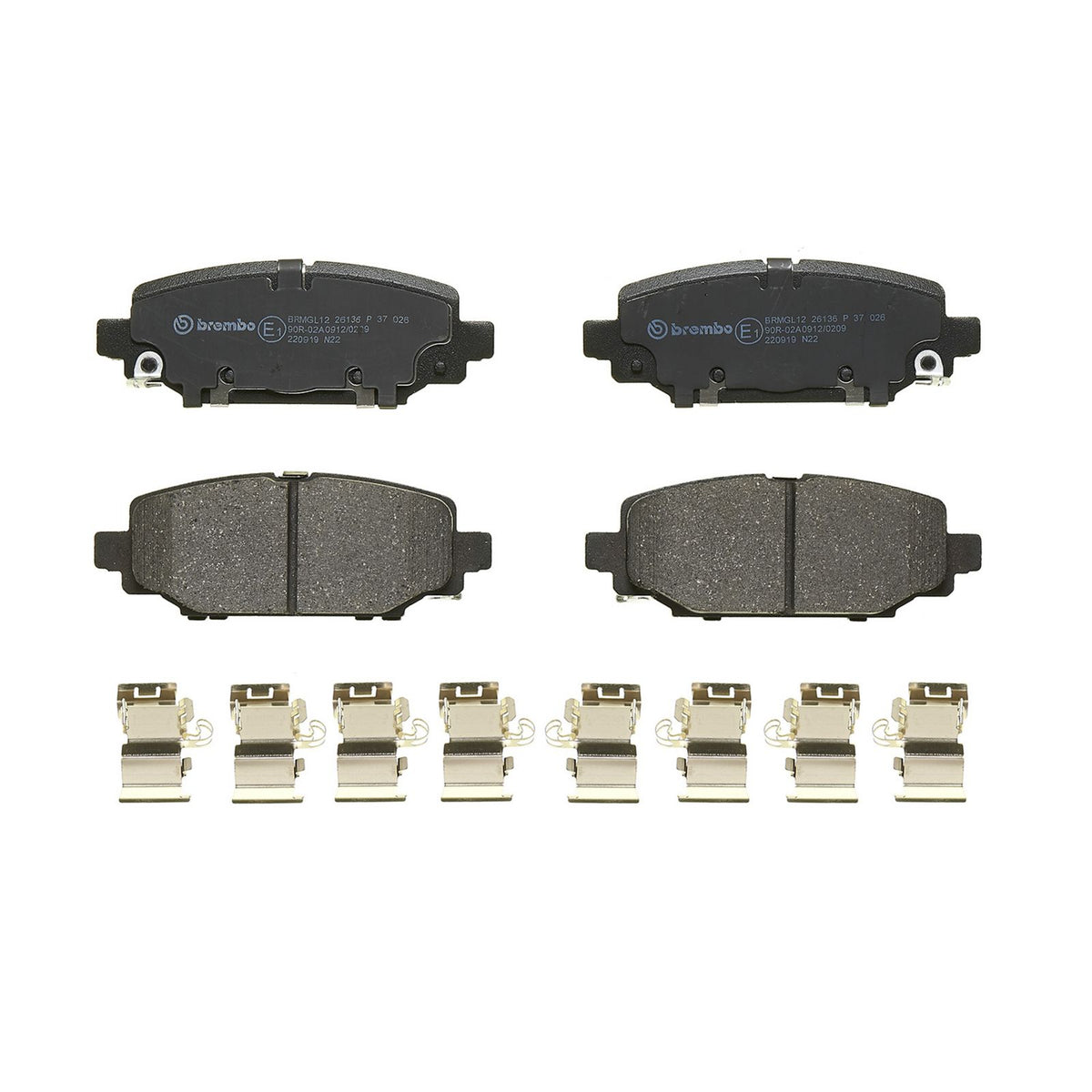 PRIME Low-Met Rear Disc Brake Pad Set - P37026_03