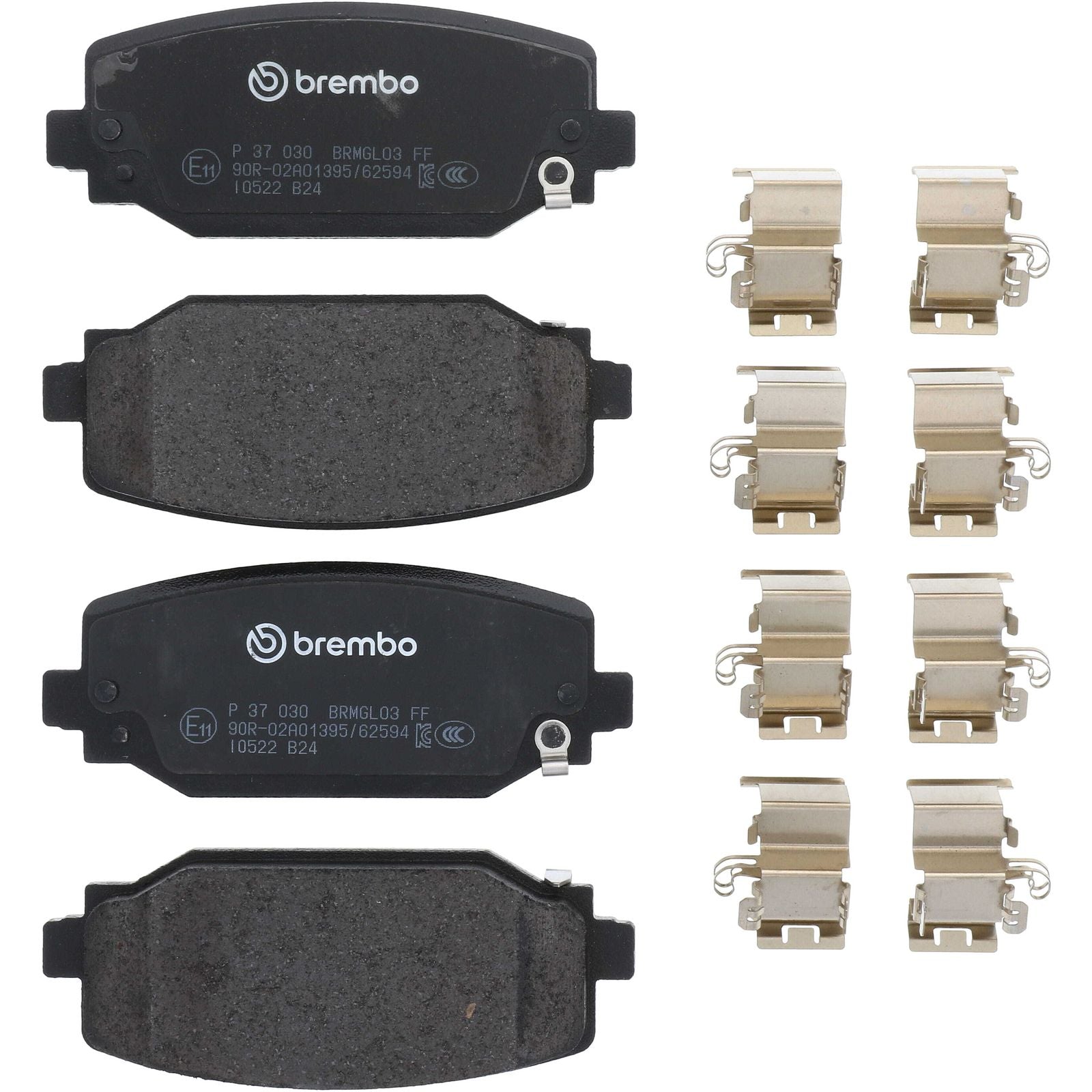 PRIME Low-Met Rear Disc Brake Pad Set - P37030_02