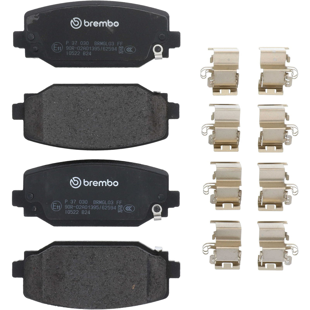PRIME Low-Met Rear Disc Brake Pad Set - P37030_02