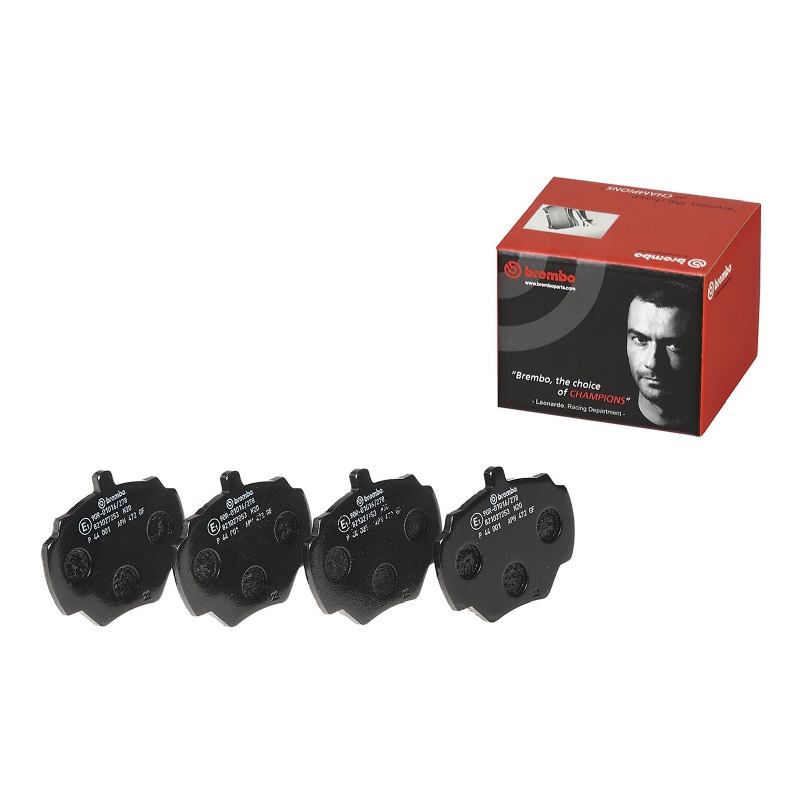 PRIME Low-Met Rear Disc Brake Pad Set - P44001_02