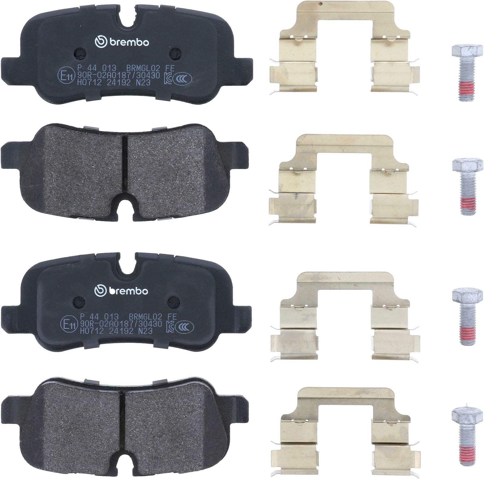 PRIME Low-Met Rear Disc Brake Pad Set - P44013_01