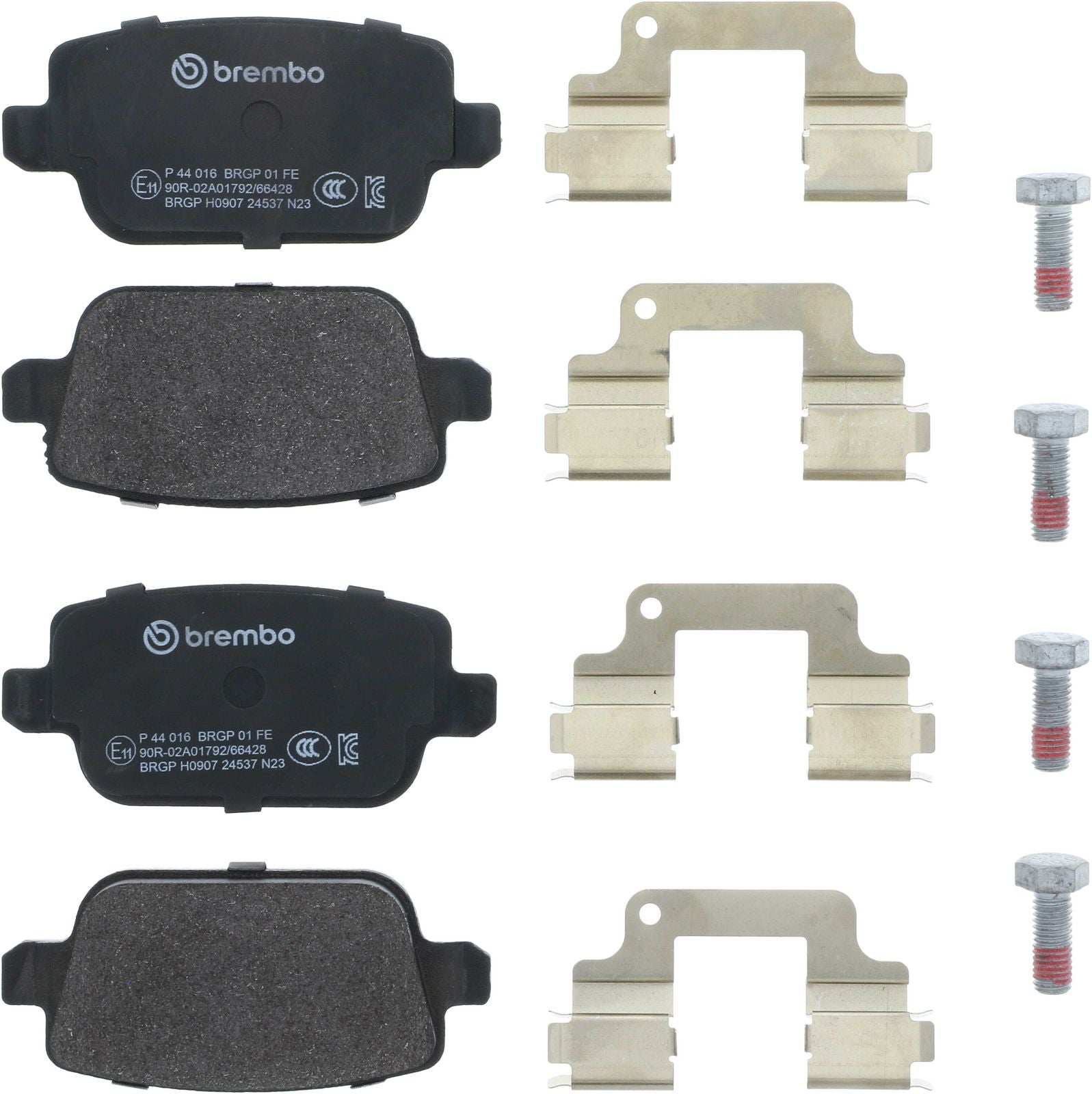 PRIME Low-Met Rear Disc Brake Pad Set - P44016_01