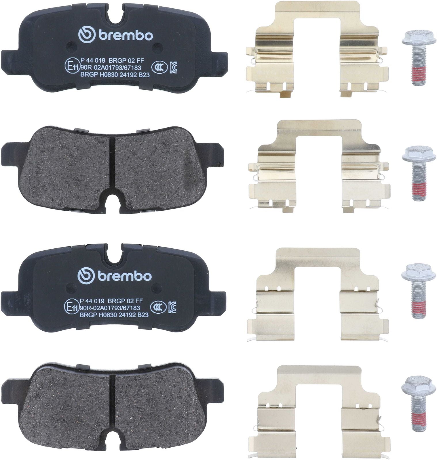 PRIME Low-Met Rear Disc Brake Pad Set - P44019_01