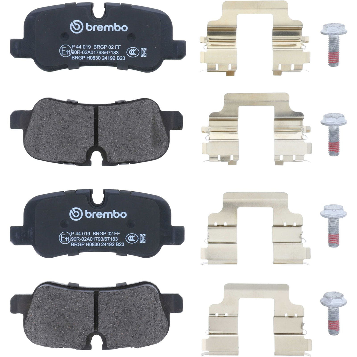 PRIME Low-Met Rear Disc Brake Pad Set - P44019_02