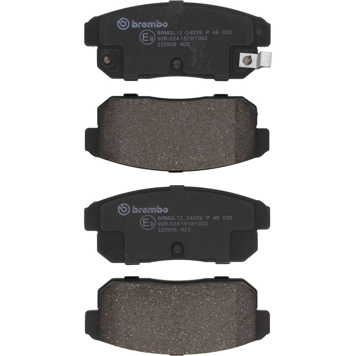 PRIME Low-Met Rear Disc Brake Pad Set - P49035_02
