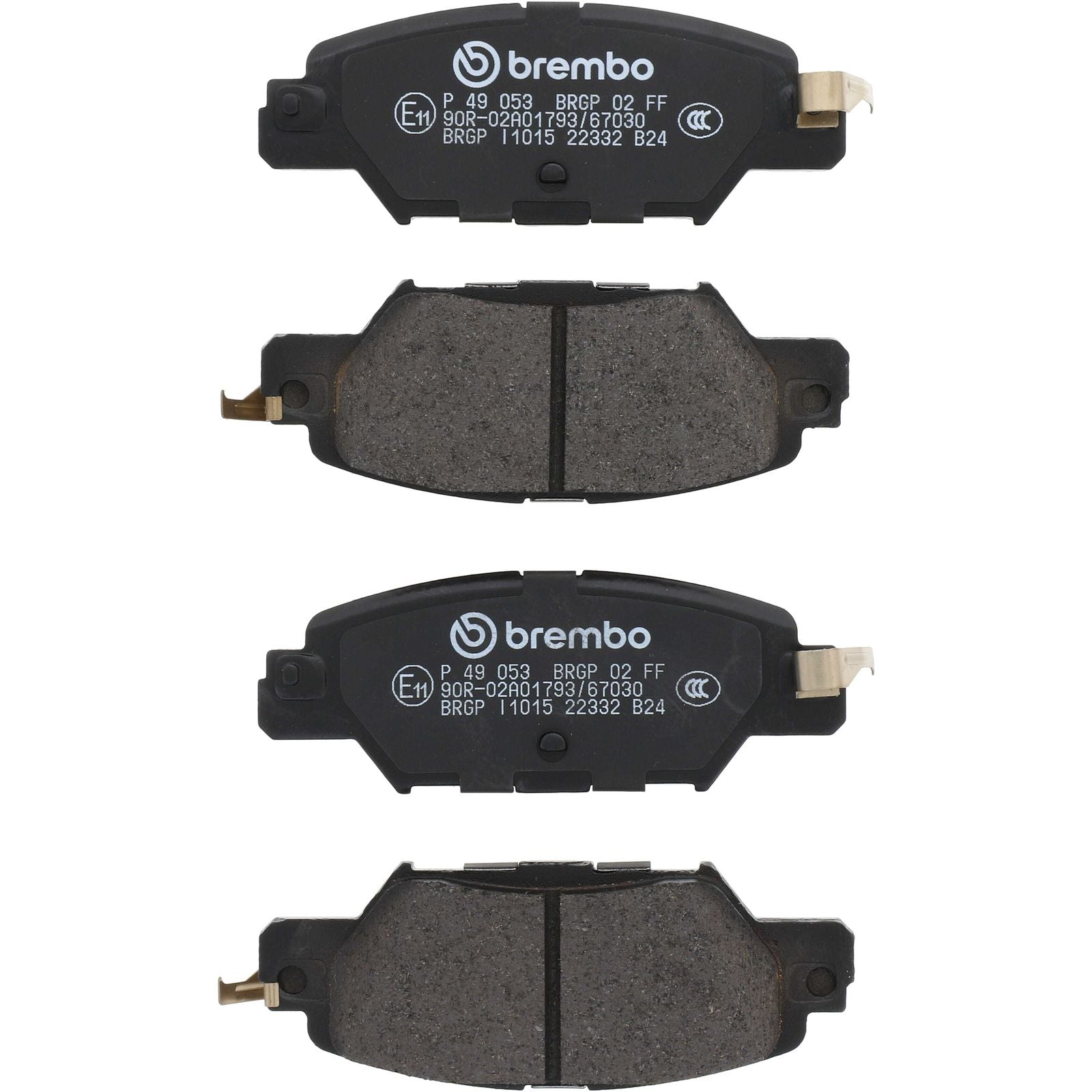 PRIME Low-Met Rear Disc Brake Pad Set - P49053_02