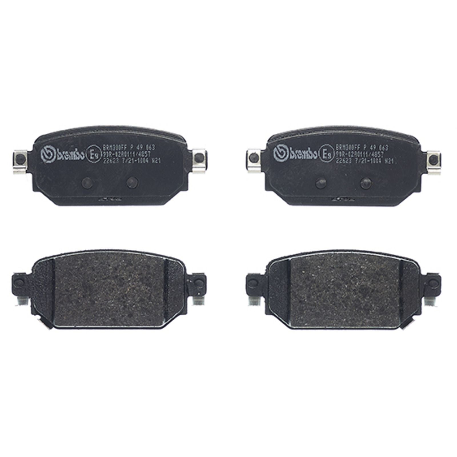 PRIME Low-Met Rear Disc Brake Pad Set - P49063_02