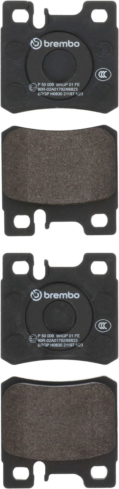 PRIME Low-Met Rear Disc Brake Pad Set - P50009_01