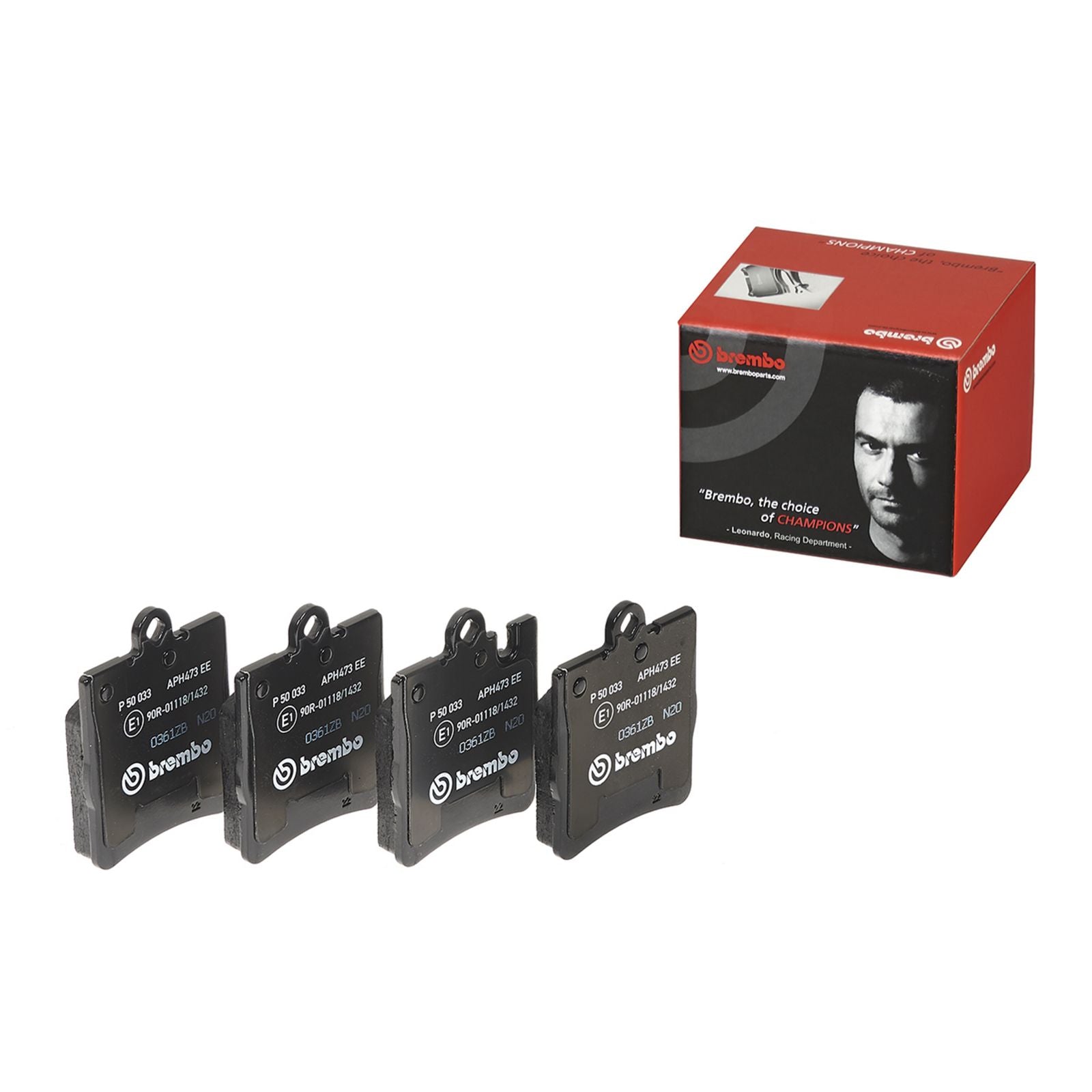 PRIME Low-Met Rear Disc Brake Pad Set - P50033_03
