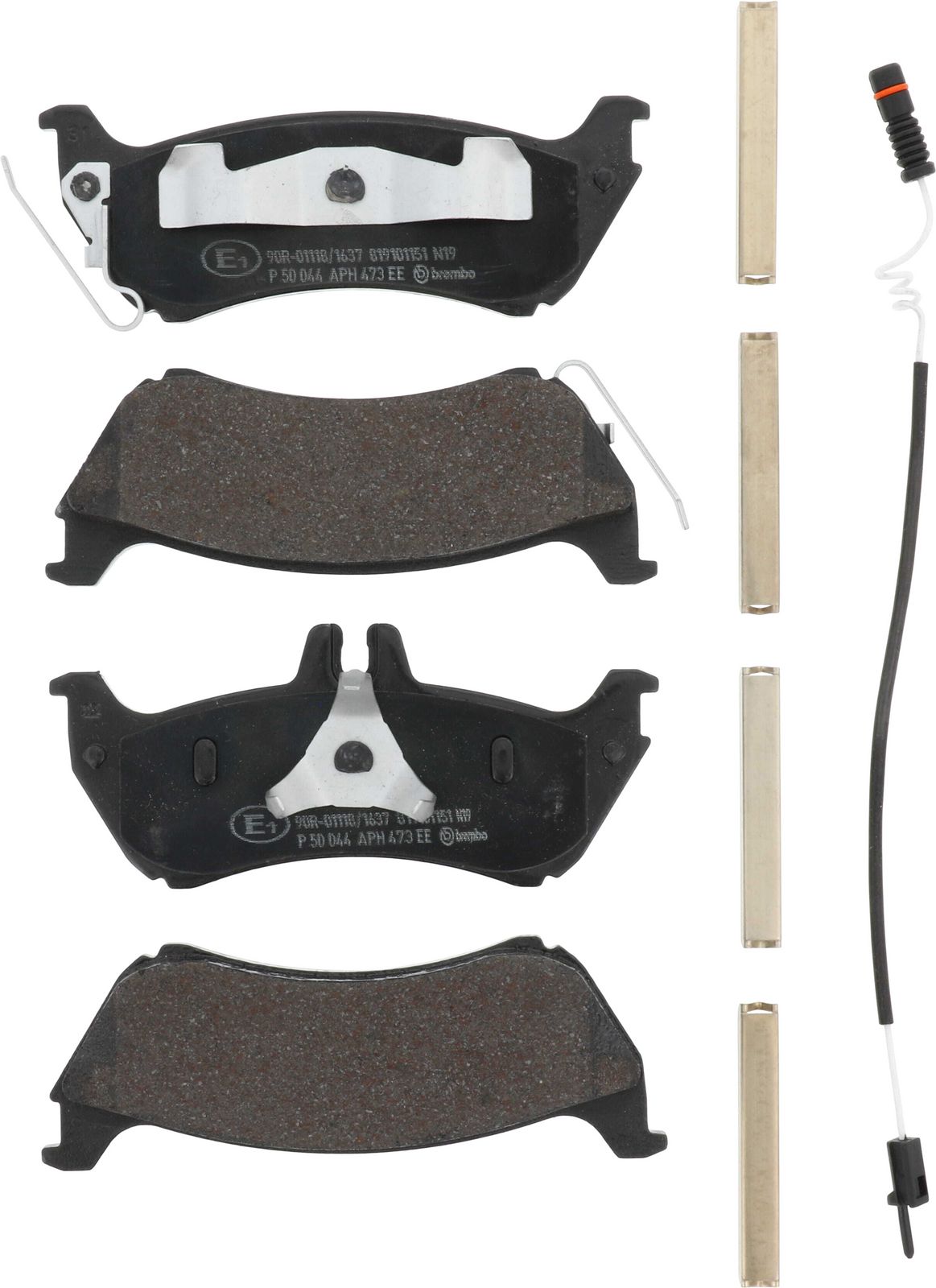 PRIME Low-Met Rear Disc Brake Pad Set - P50044_01