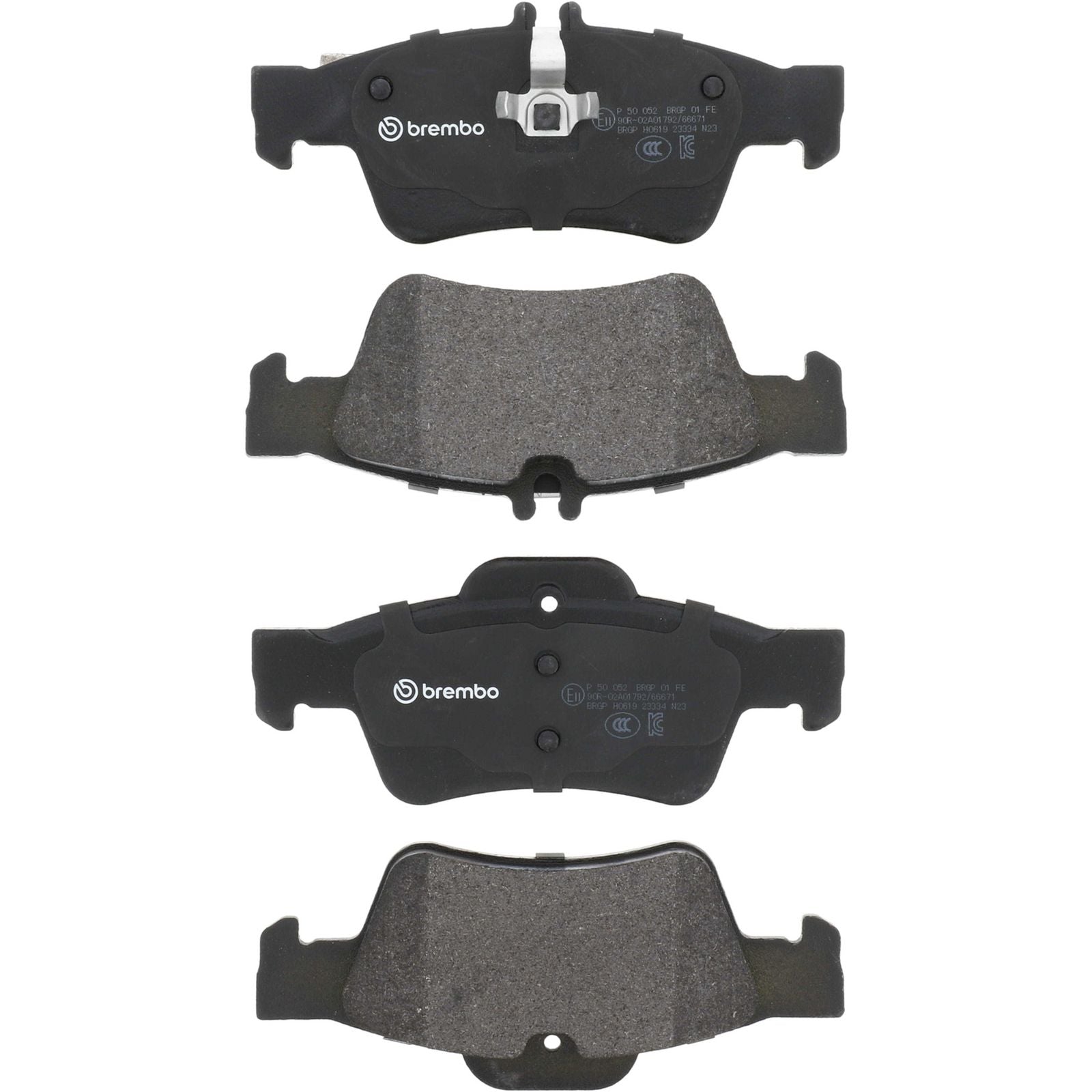 PRIME Low-Met Rear Disc Brake Pad Set - P50052_02