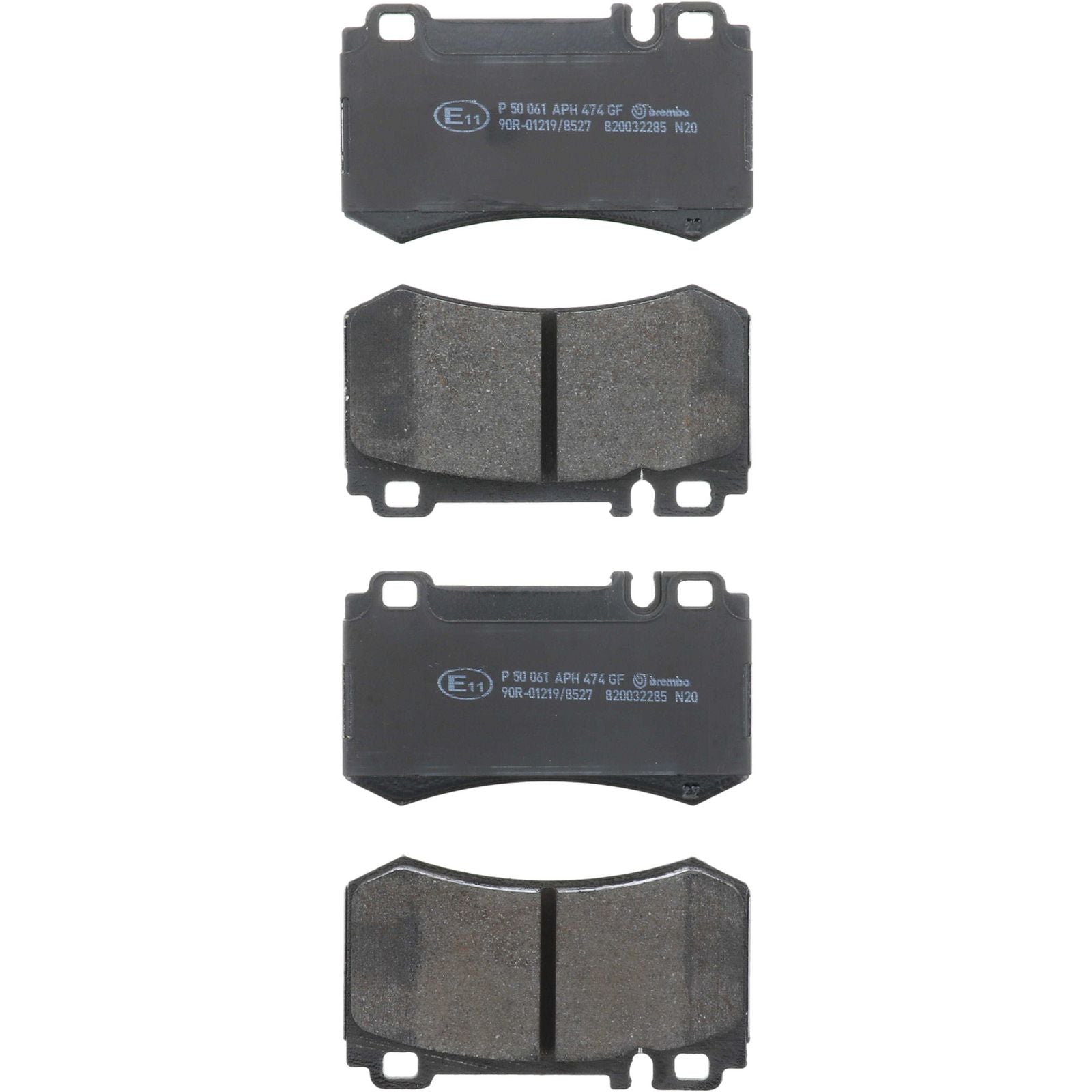 PRIME Low-Met Rear Disc Brake Pad Set - P50061_03