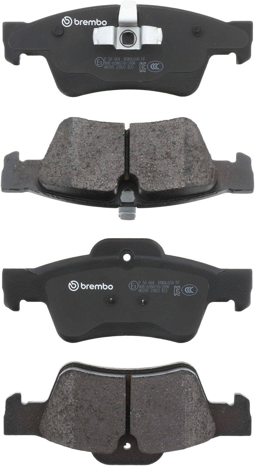 PRIME Low-Met Rear Disc Brake Pad Set - P50064_01