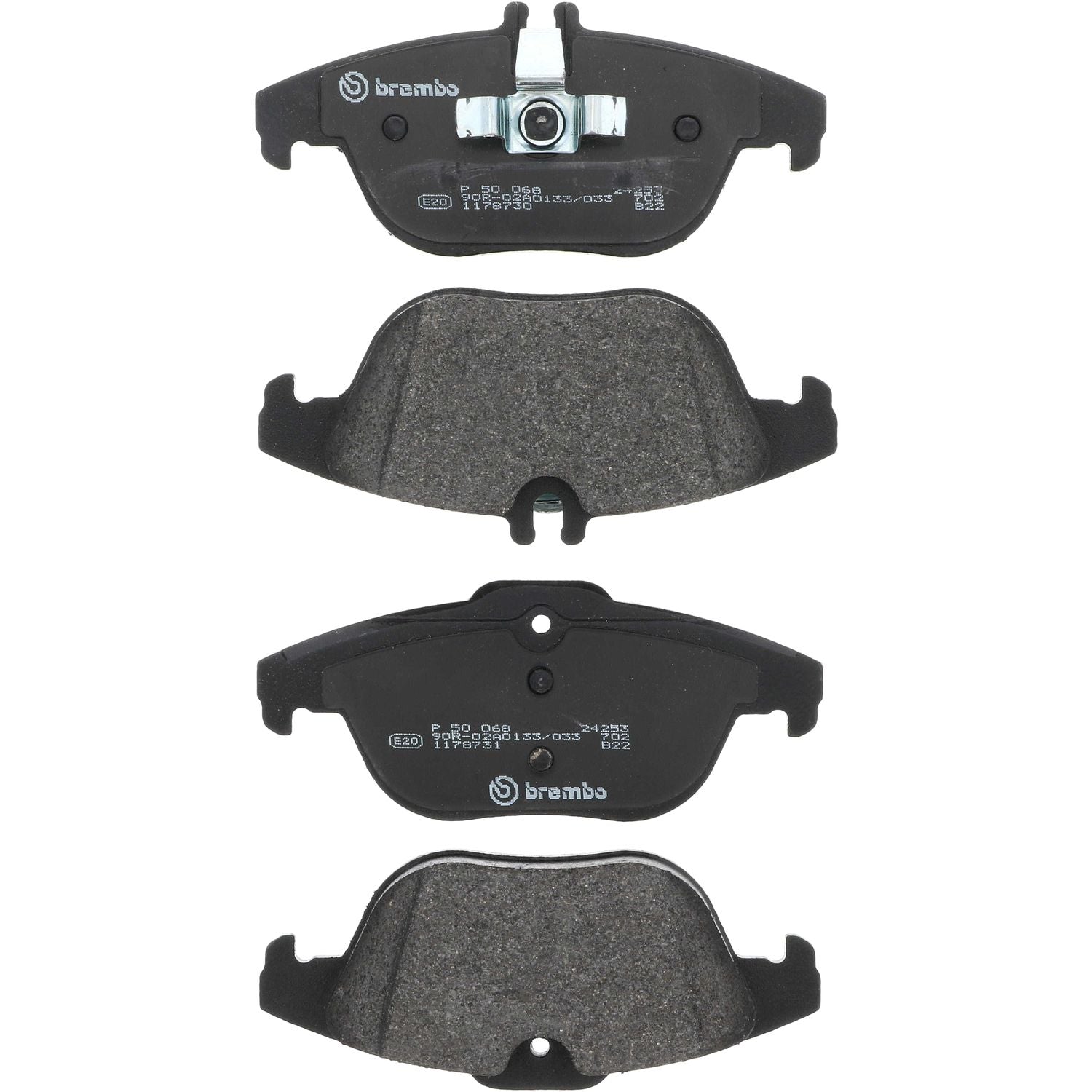 PRIME Low-Met Rear Disc Brake Pad Set - P50068_02
