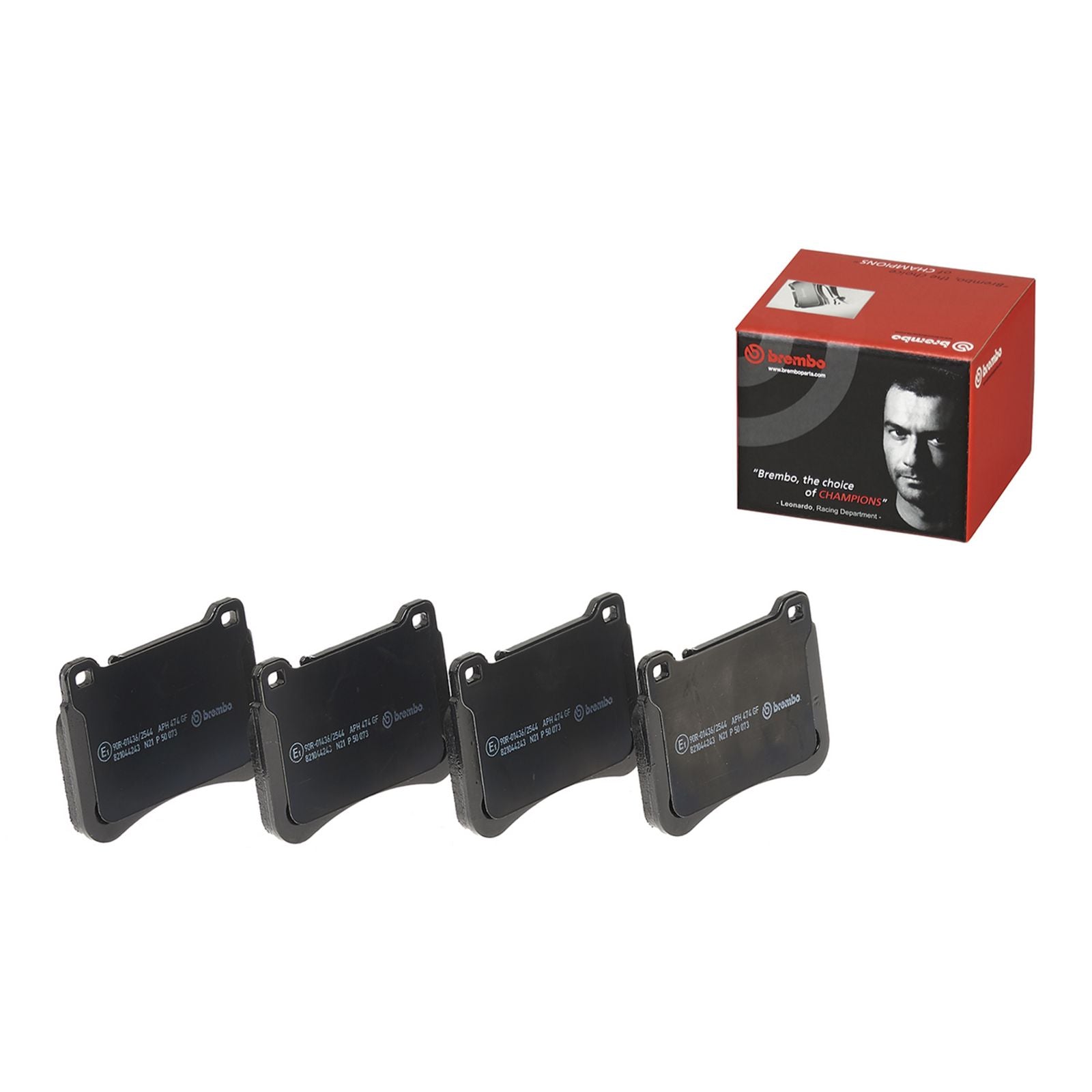 PRIME Low-Met Rear Disc Brake Pad Set - P50073_02
