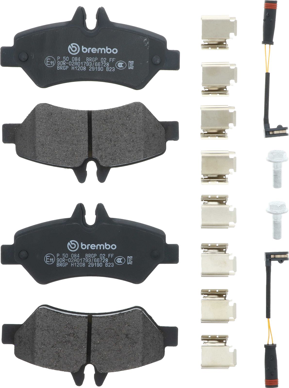 PRIME Low-Met Rear Disc Brake Pad Set - P50084_01