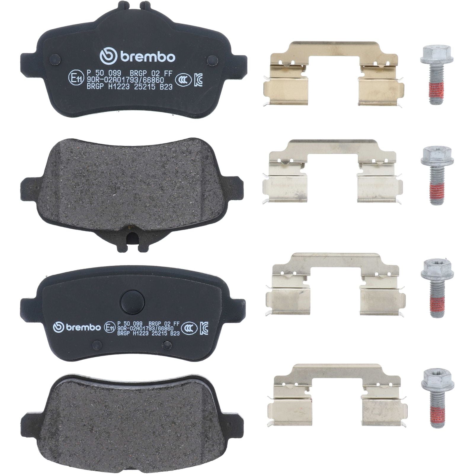 PRIME Low-Met Rear Disc Brake Pad Set - P50099_01