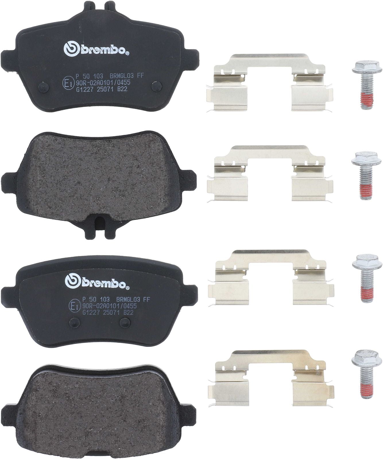 PRIME Low-Met Rear Disc Brake Pad Set - P50103_01