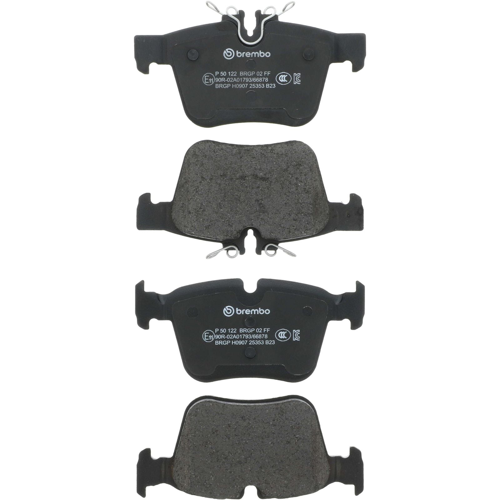 PRIME Low-Met Rear Disc Brake Pad Set - P50122_02
