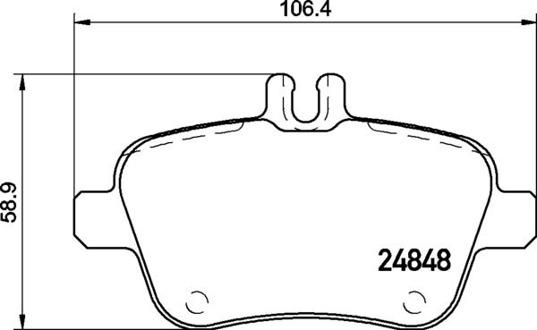 PRIME Low-Met Rear Disc Brake Pad Set - P50135_04