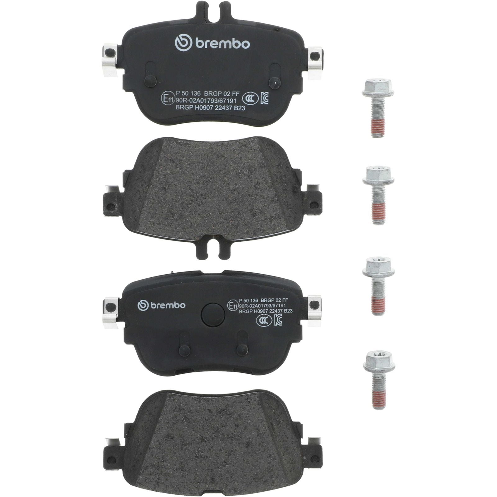 PRIME Low-Met Rear Disc Brake Pad Set - P50136_04