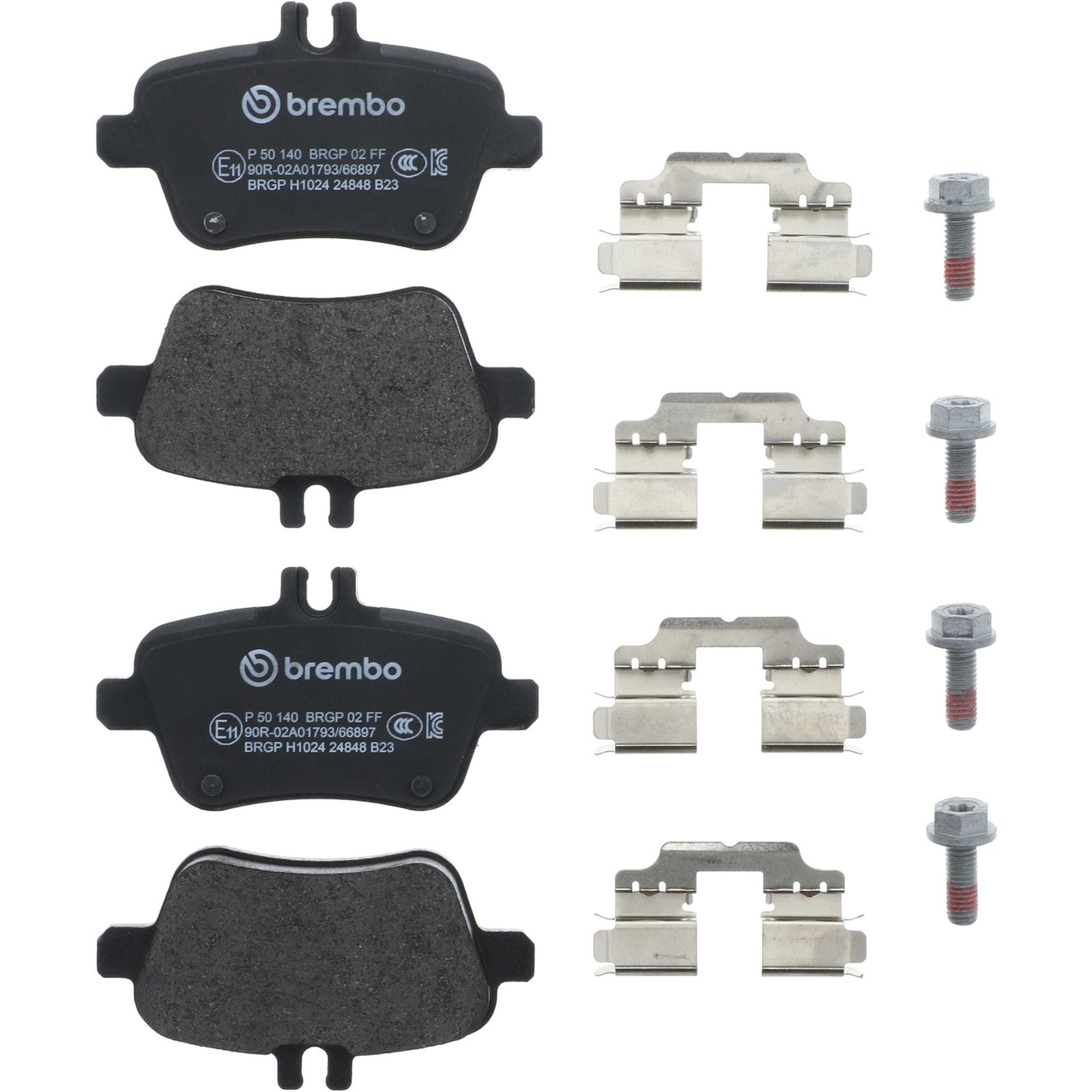 PRIME Low-Met Rear Disc Brake Pad Set - P50140_04