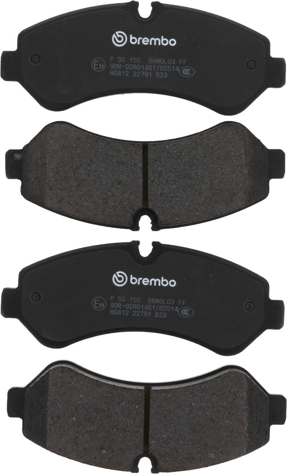 PRIME Low-Met Rear Disc Brake Pad Set - P50150_01