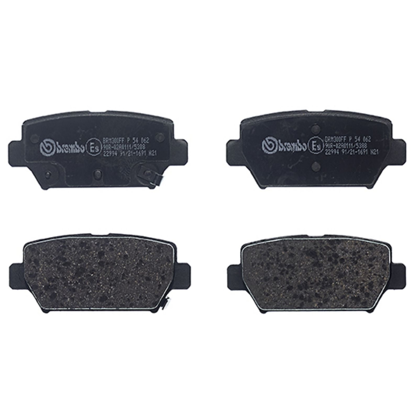 PRIME Low-Met Rear Disc Brake Pad Set - P54062_02