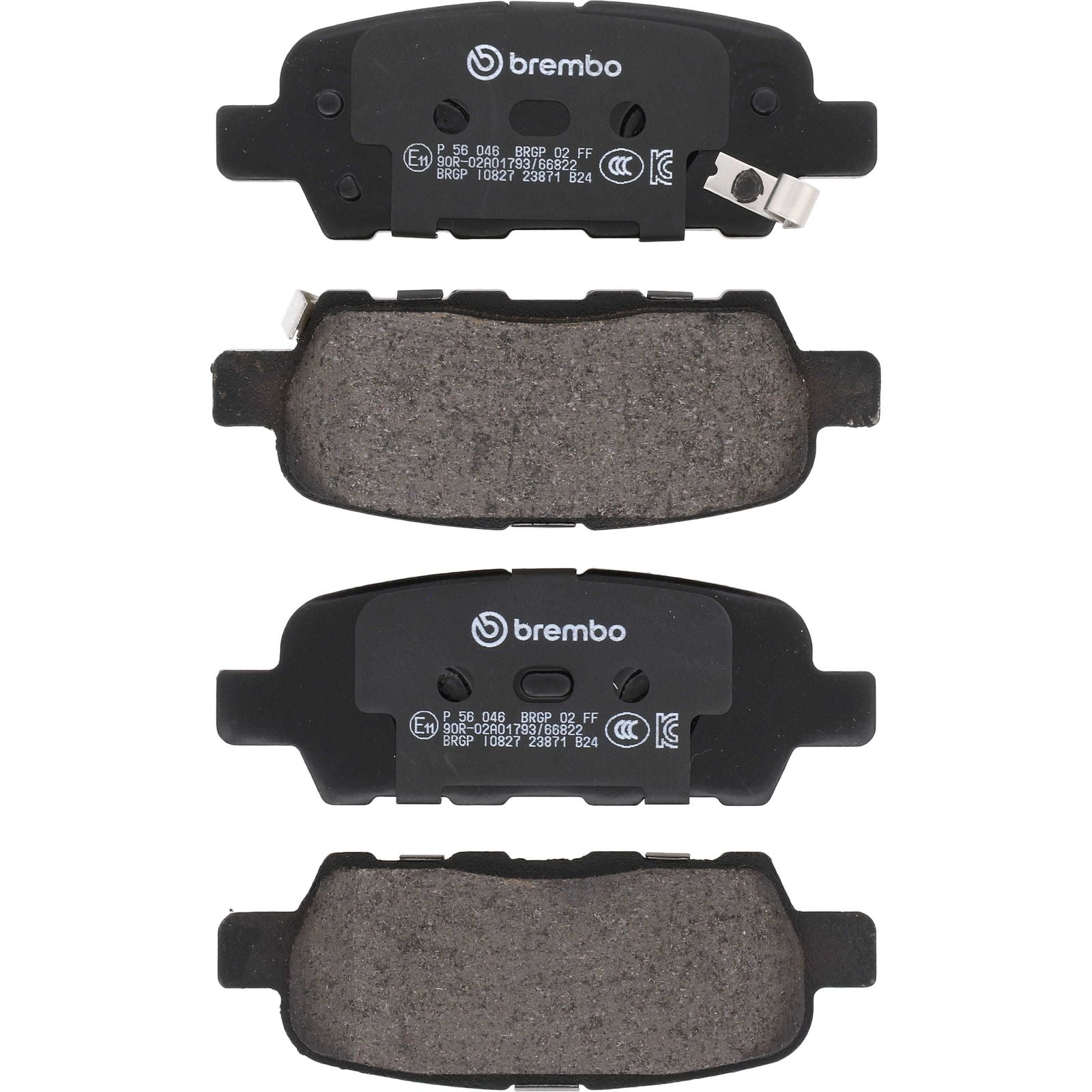 PRIME Low-Met Rear Disc Brake Pad Set - P56046_02