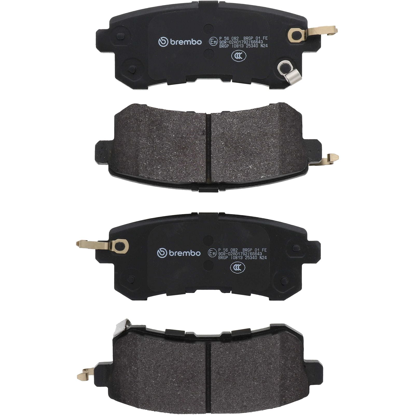 PRIME Low-Met Rear Disc Brake Pad Set - P56082_02