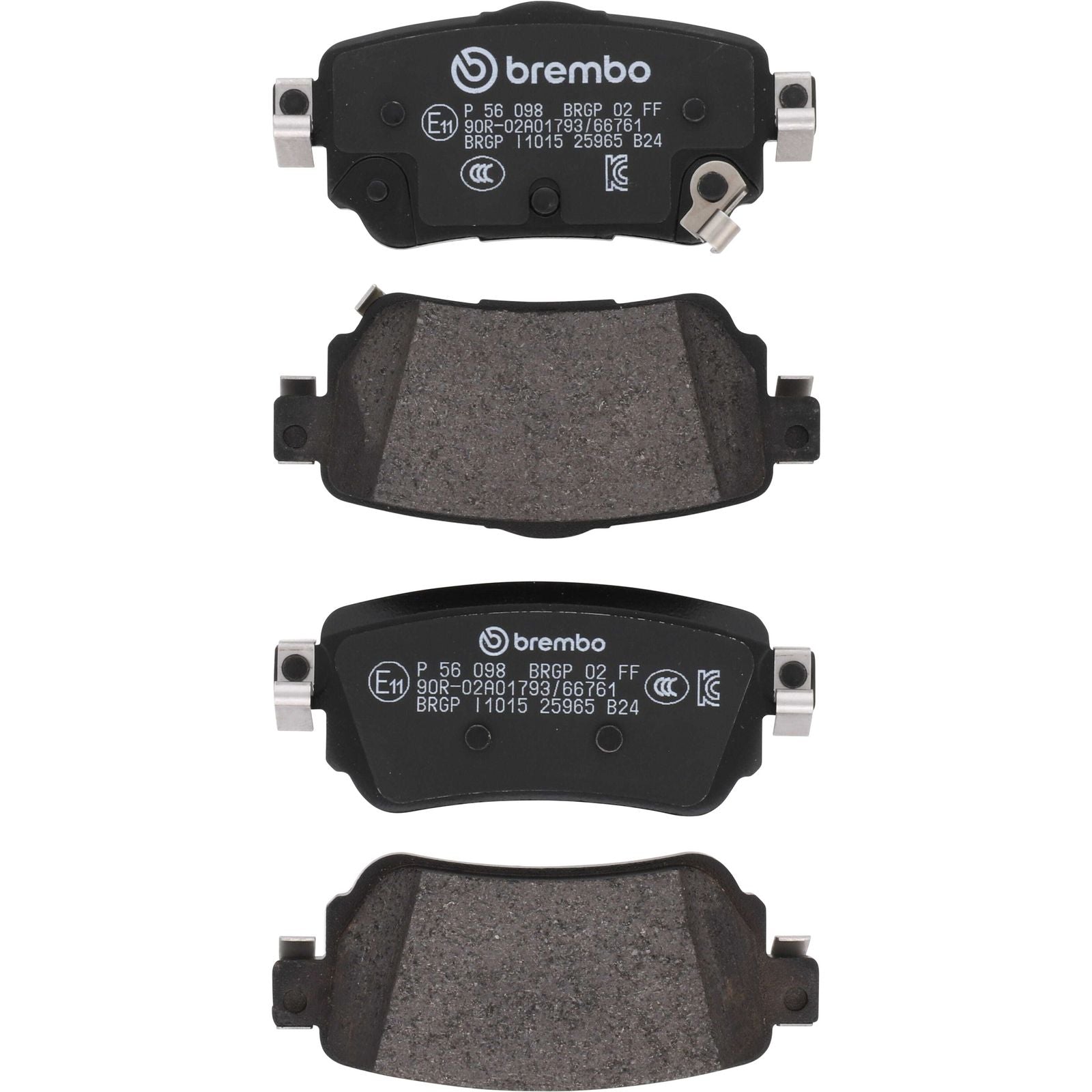 PRIME Low-Met Rear Disc Brake Pad Set - P56098_02