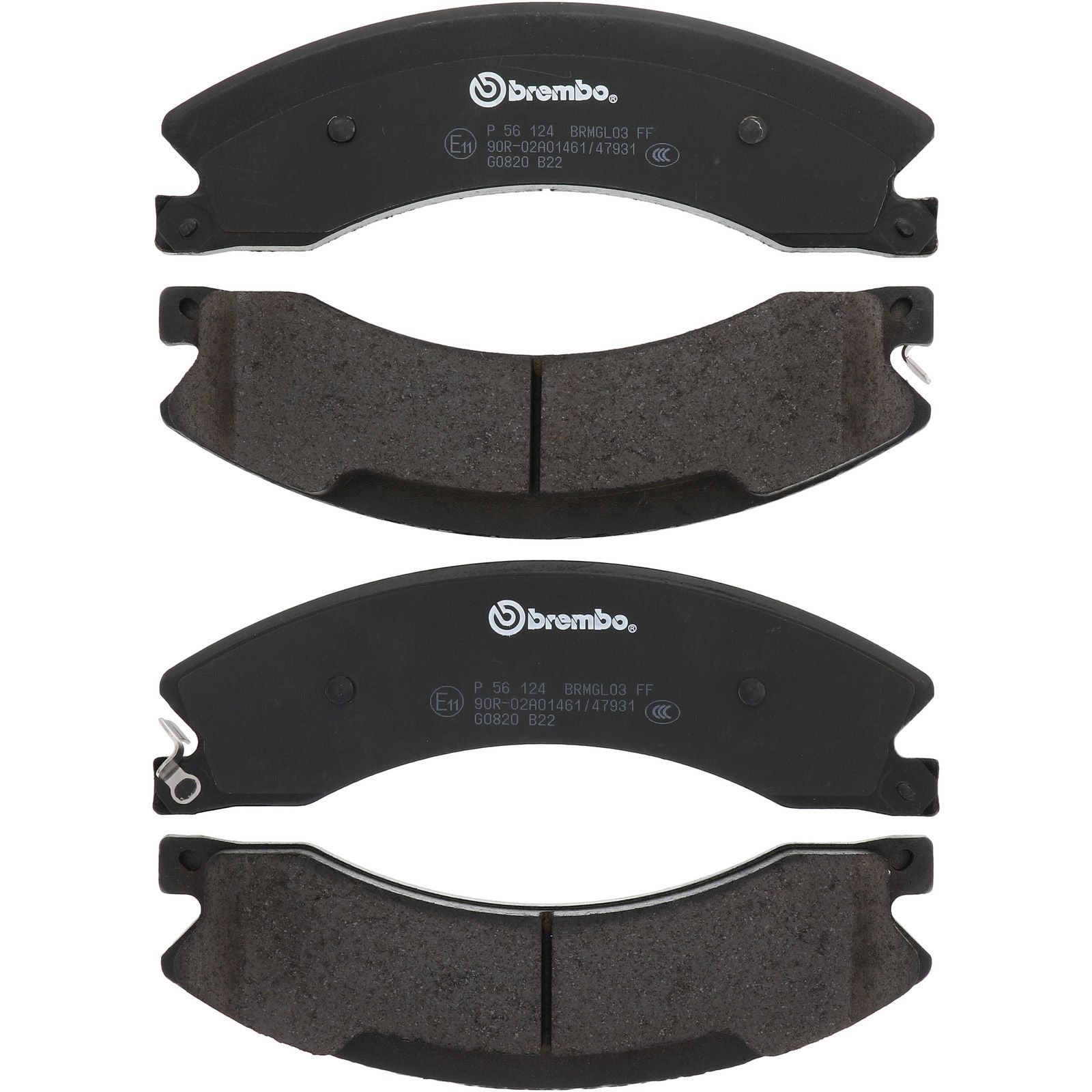 PRIME Low-Met Rear Disc Brake Pad Set - P56124_02