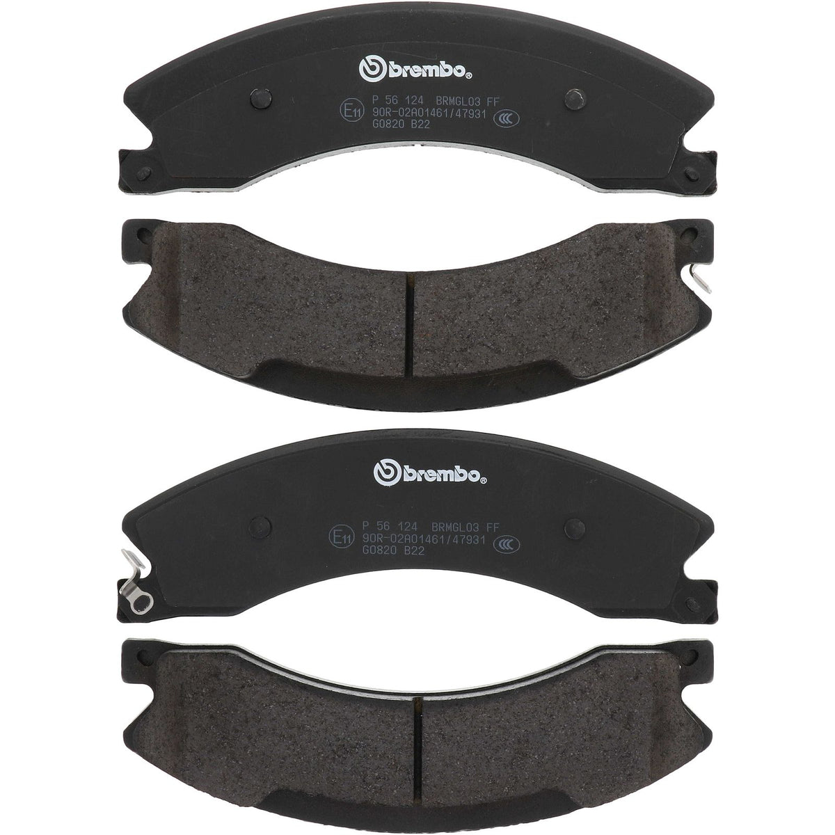 PRIME Low-Met Rear Disc Brake Pad Set - P56124_02
