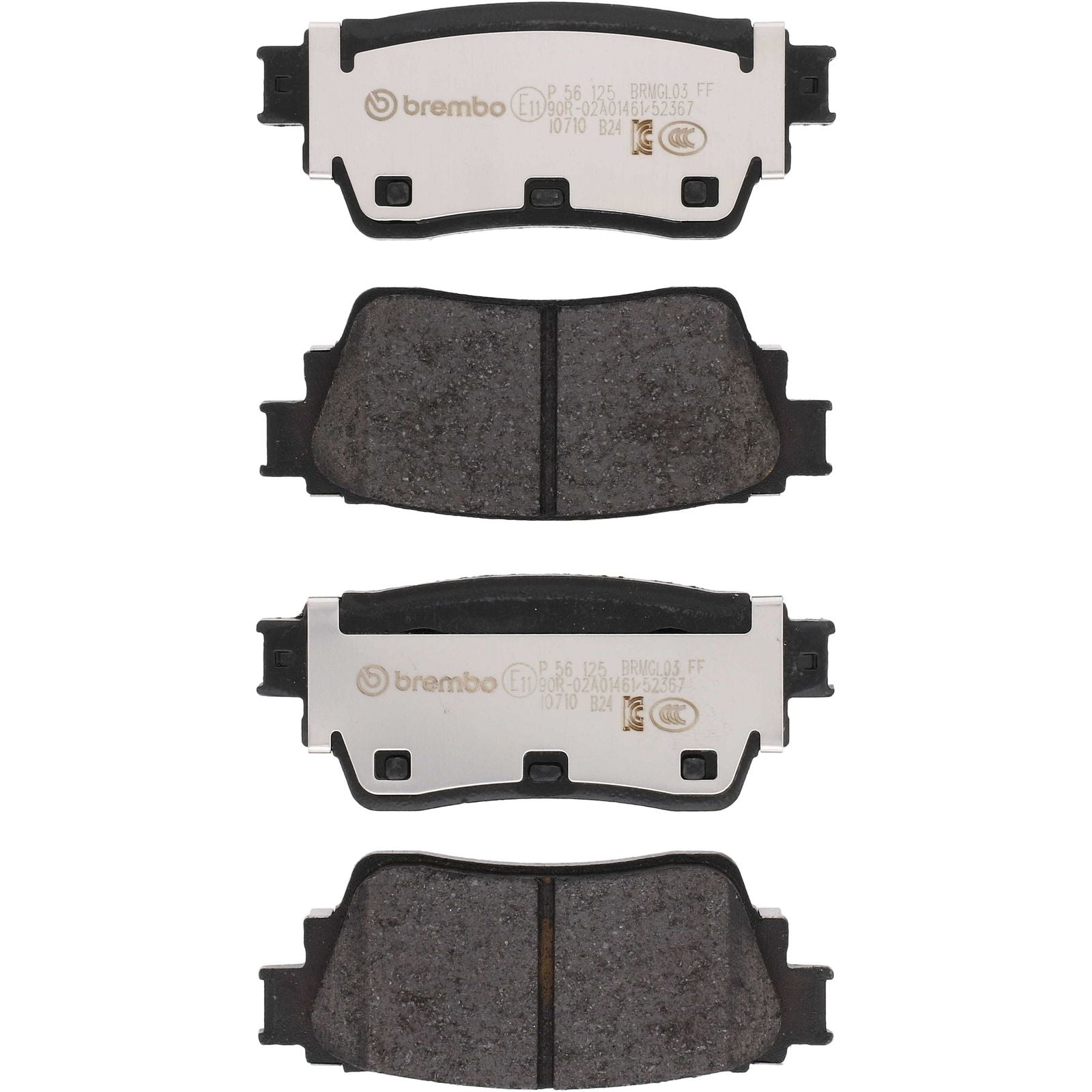 PRIME Low-Met Rear Disc Brake Pad Set - P56125_02