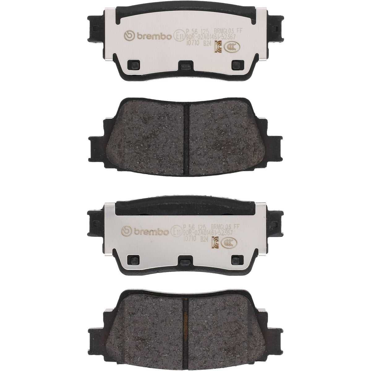 PRIME Low-Met Rear Disc Brake Pad Set - P56125_02
