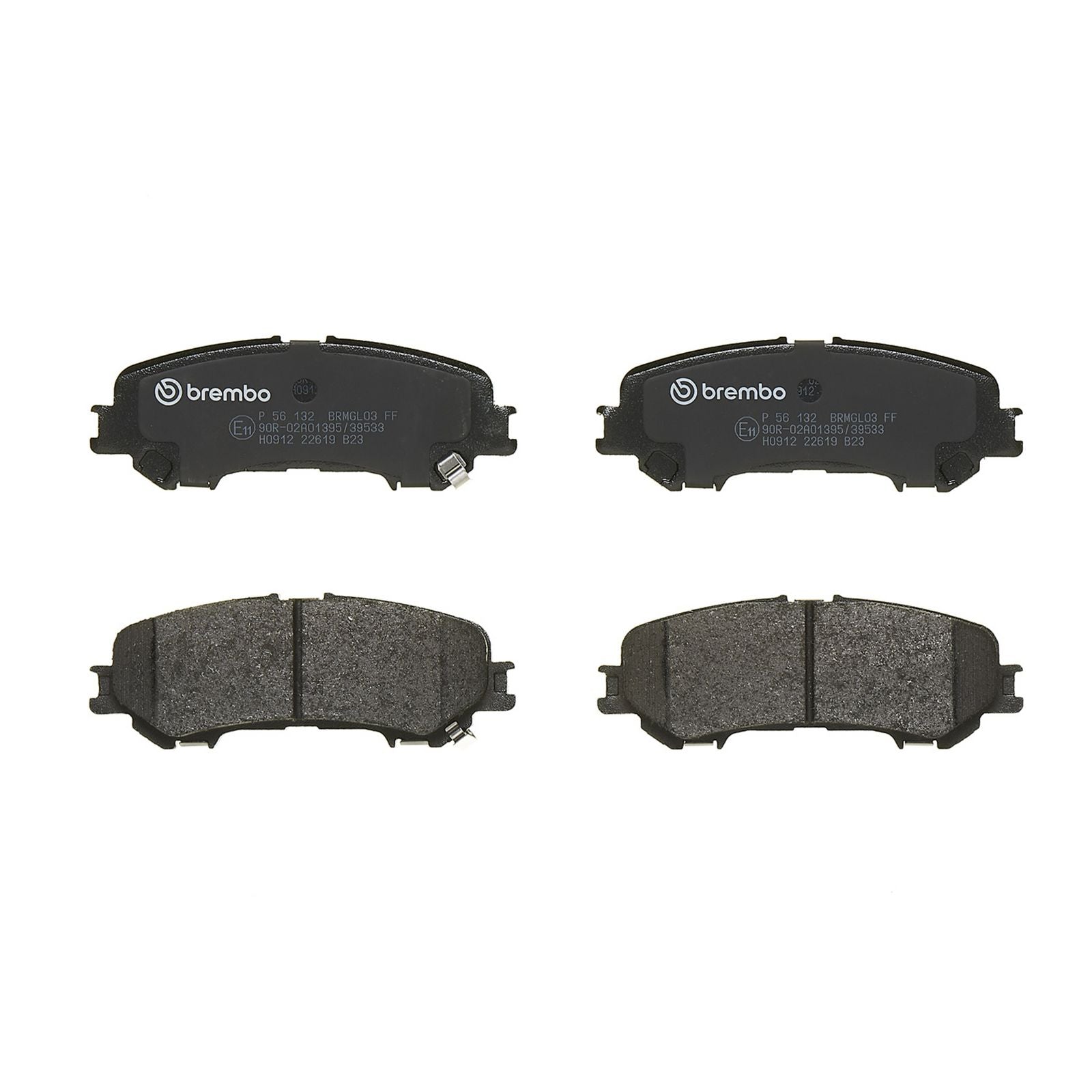 PRIME Low-Met Rear Disc Brake Pad Set - P56132_03