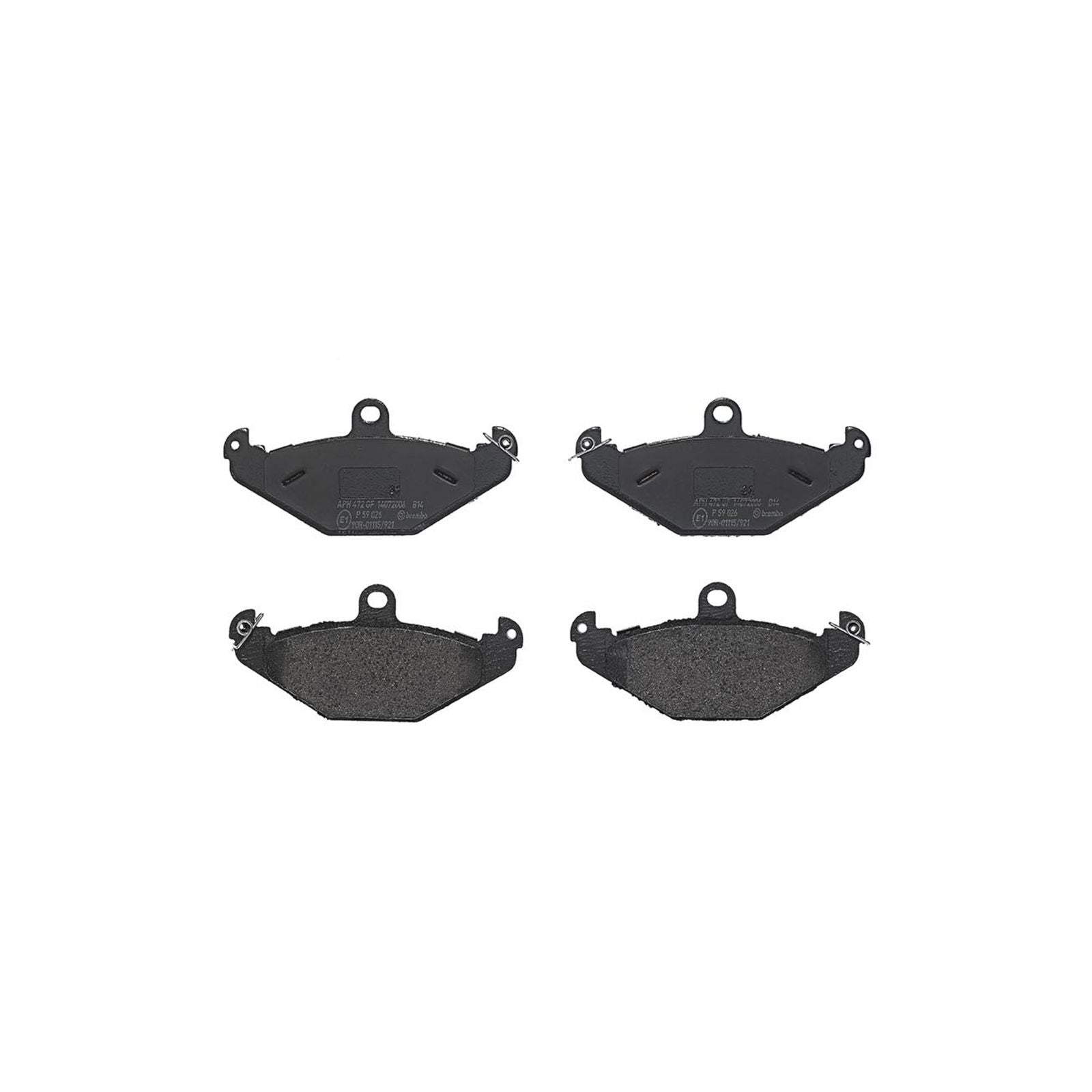 PRIME Low-Met Rear Disc Brake Pad Set - P59026_02