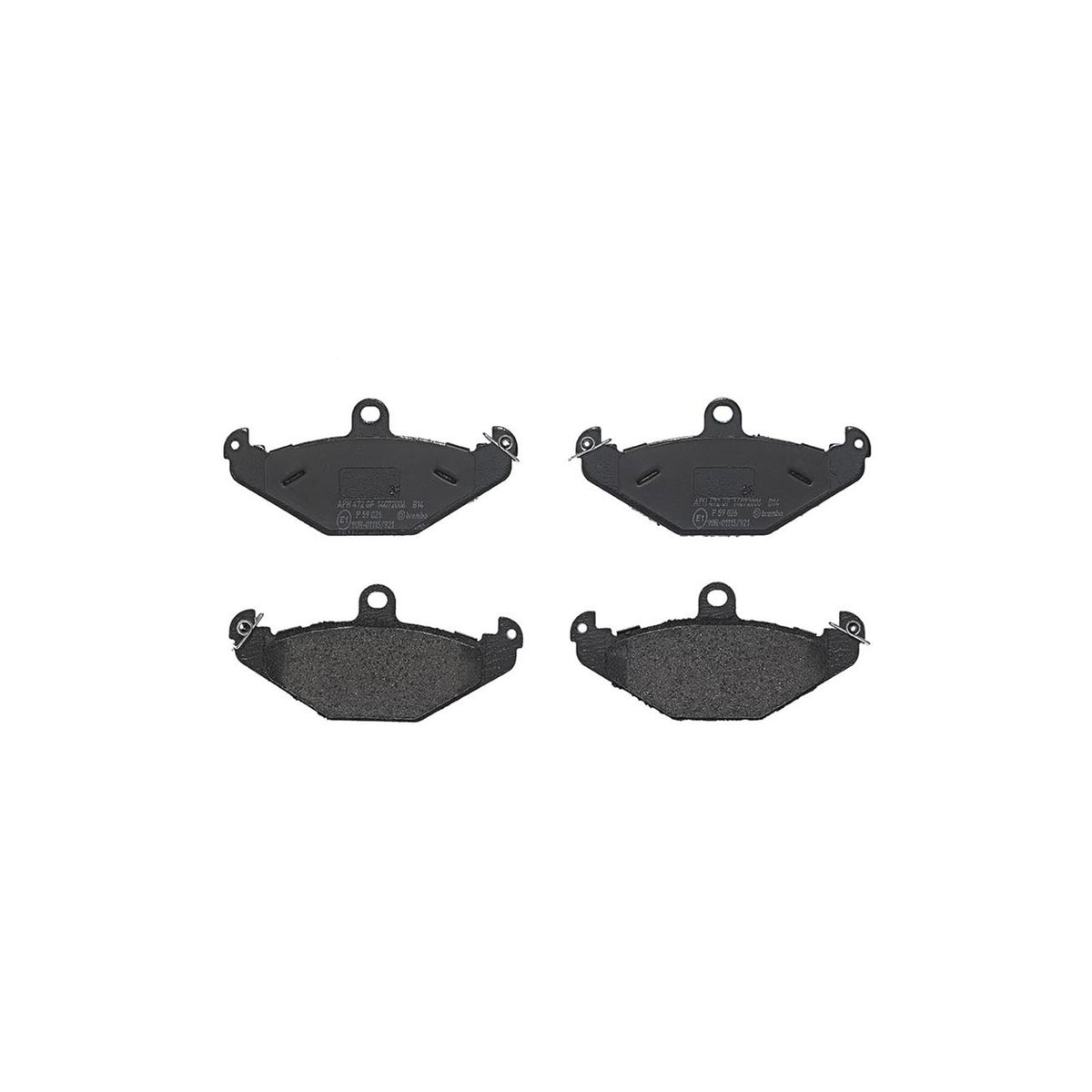 PRIME Low-Met Rear Disc Brake Pad Set - P59026_02